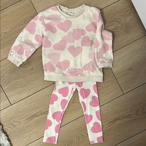 Pink Heart Kids set